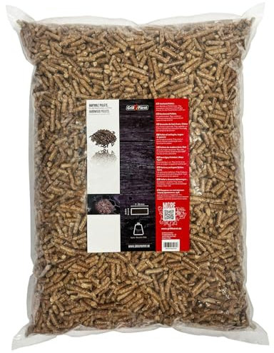 Grillfürst Holzpellets Kirsche 9 kg - 100% Hartholz Grillpellets für Pelletgrill und Pelletsmoker, Kirschbaumholzpellets zum Räuchern mit mildem Aroma, ohne künstliche Zusätze
