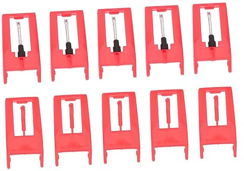 TOYANDONA 10stücke Stylus Ersatznadeln Für Plattenspieler Kompatibel Mit Schallplattenspieler Präzise Tonwiedergabe Einfache Installation Für Vinyl Und Grammophon