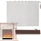 Griglia per caminetto – Protezione antincendio – Catena decorativa parascintille in design a scorrimento con 2 maniglie, ombrelli di ricambio sospesi per il in legno di casa