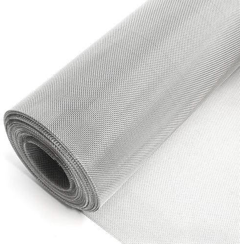 Malla Metalica, Malla Gallinero 100 X 300cm, Malla de Alambre de Acero Inoxidable 304, Tela Metalica Malla Metalica Fina para Ventilación, Filtración, Previene Ratones, Insectos, Serpientes