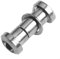 Zeroupshop Vintage Style Fahrrad Sattelstütze Klemme Metall Binder Schraube Bolzenverstellung 15-25mm für Fahrrad Sattelstütze Schnellspanner Anziehen Radfahren Komponente