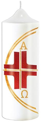 Kerze »Alpha & Omega«