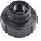 Raccordo per serbatoio dell'acqua, adattatore per contenitore IBC, riduttore filettatura grossa S100 x 8, materiale PP nero, dimensioni 1/2 3/4 1 1,5 pollici (2,5 cm)