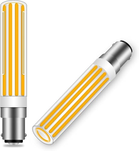 B15d LED Dimmbar 11W Warmweiß 2700K Ersatz für Osram Halolux Ceram 100W B15 Doppelkontakt AC 220-240 Leuchtmitteln 1100LM Bajonettfassung B15d LED Warmweiss für Deckenlampen Wohnzimmer, 2er-set