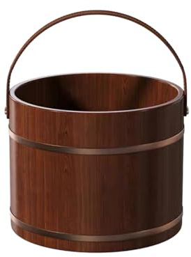 Seau de trempage pour pieds | Bain en bois multi-usages, de trempage avec hydromassage, pour toute la famille et la maison