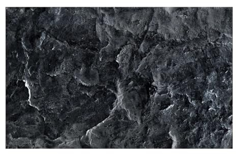 IRFHDCX Aquarium Folie Rückwand Aquarium-Hintergrundaufkleber, schwarzes Steinkorn, Poster, Aquarium-Dekoration, Selbstklebende Tapete, 3D-Hintergrund(41x 122cm)