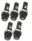 sourcing map 5pcs AC 125V 15A 6x30mm Porte-fusibles Montage Panneau