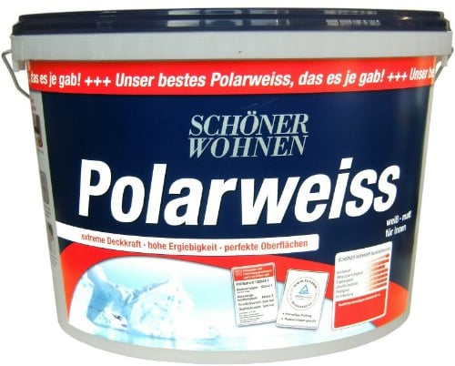 Schöner Wohnen 5 Liter Innenfarbe Wandfarbe POLAR WEISS
