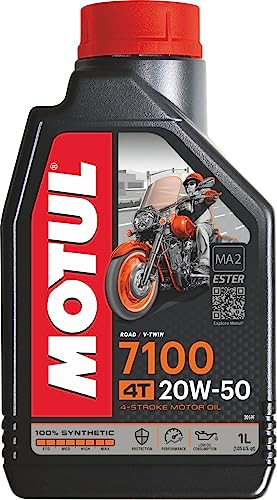 Motul 104103 7100 4T, 20 W-50, 1 L