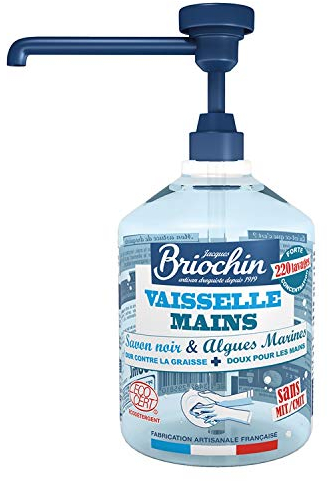 Briochin Jacques 2er-Set Geschirr Liquids Schwarze seife - eukalyptus duft - 500 ml