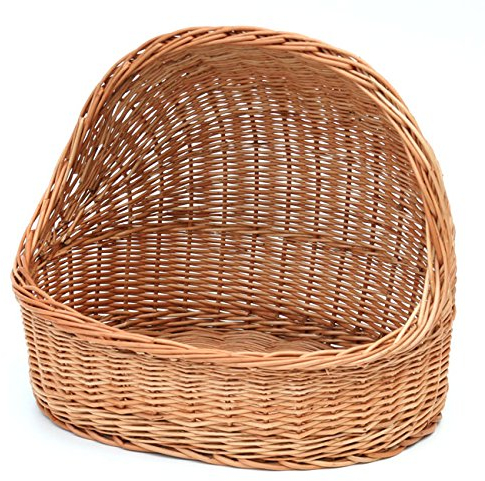 e-wicker24 Naturfarbene Tierhütte aus Weide (Natur)