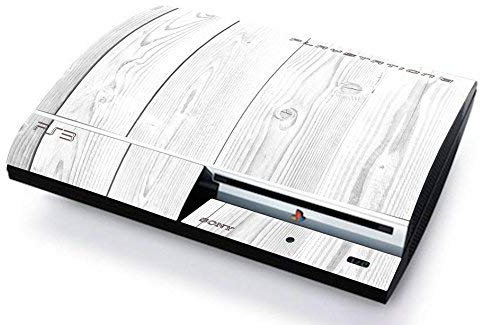 Legno Bianco Blanco Wood Skin Cover PS3 Fat HD Limited Edition Decal Cover ADESIVA Sticker