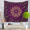 DOTBUY Mandala wandteppich, Hippie Wandteppiche Mandala Bohemian Psychedelic komplizierte indischen Tagesdecke Beach Tapestry Yoga Meditation Mat (Groß (150 x 200cm), Traum lila)