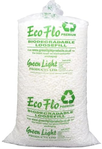 Eco Flo Biodegradable Void Fill Protective Loose Fill | Mailing Shipping Packing Peanuts