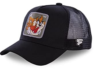 Cap Herren Looney Tunes, Tracker Kappe Herren, Taz, Angenehm, Schwarz, Einheitsgröße