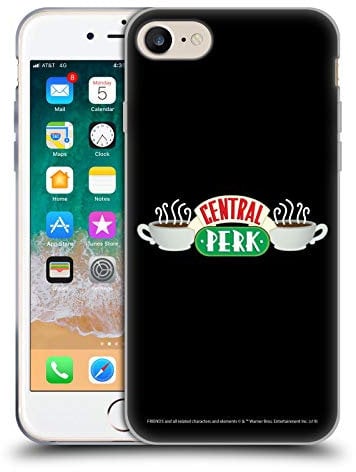 Head Case Designs Licenciado Oficialmente Friends TV Show Beneficio Central Logotipos Caso Funda de Gel Suave Compatible con Apple iPhone 7/8 / SE 2020 & 2022