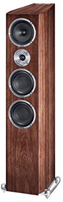 Heco CELAN Revolution 7 3-Wege Bassreflex-Standlautsprecher, Espresso Furnier