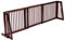 COSTWAY Barrière de Sécurité pour Chien/Animal en Bois de Pin avec Porte 203X56X9,5cm (3 Panneaux Télescopique)