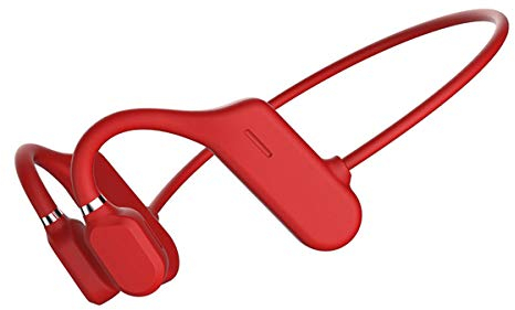 Bluetooth 5.0 Auriculares de Conducción ósea con Micrófono, Auriculares Abiertos Inalámbricos a Prueba de Sudor, Sonido Envolvente 6D, para Correr, Correr, Conducir, Ciclismo, Casa y Oficina