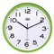 Trevi OM 3302 S - Reloj de Pared, diámetro 30 cm, Movimiento silencioso, Verde