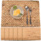 Rechteckige Tischsets aus Wasserhyazinthe – Set mit 6 Stück, Boho-Tischdekoration, 43,2 x 30,5 cm, perfekt für Küche und Esszimmer, Weihnachten und Thanksgiving