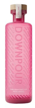 Downpour Pink Grapefruit Gin from North Uist Distillery | Certified B-Corp. Scottish Gin Distillery of the Year 2022, 2023 & 2024. Zesty, vibrant flavours of pink grapefruit. 70cl | 40% ABV
