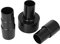 Grevosea 3-Piece Vacuum Hose Adapter Kit - Universal Connector, 2-1/2 Inch to 1-1/4 Inch, 1-1/2 Inch to 1-3/8 Inch, Wet & Dry Vacuum Compatible