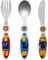 Zawadi Global Kinder-Besteck-Set, 3-teilig: Messer/Gabel/Löffel, Metall und Kunststoff, 3 Stück, Kinderbesteck-Set, 3098646031