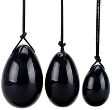 Natur-Jade-Yoni-Ei,3 Eier Ohne Karton