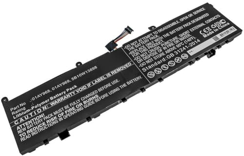 CoreParts Laptop Battery for Lenovo 69.83Wh Lithium Polymer 13.56V W126385637 (69.83Wh, 13.56V, 5150mAh, for Lenovo ThinkPad P1, ThinkPad P1 (20MD0001GE), ThinkPad P1)
