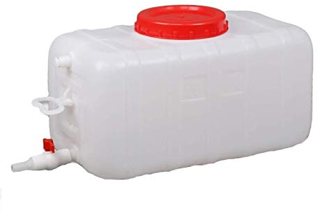 Jericane Eau 25L/50L/50L/110L/150L Bidon avec Robinet Et Poignée Camping Réservoir d'eau Grande Capacité Jerrican Réservoir d'eau en Plastique avec Robinet Réservoir Bidon d'eau Sac d'eau(Size:50L)