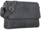 STILORD Umhängetasche aus Echtleder carbon - 15 Zoll Laptoptasche - Vintage Messenger-Bag - Leder-Kuriertasche 'Oskar'