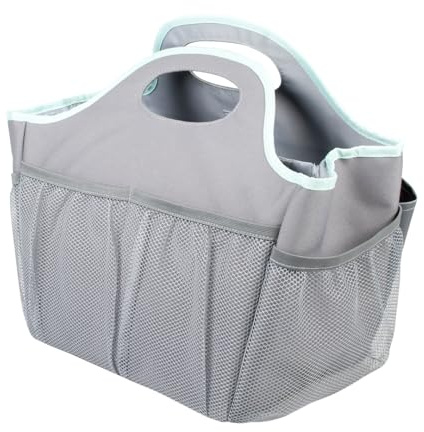 duvoplus Oslo Organizer für Reisezubehör, 35 x 24 x 24 cm, Grau/Hellgrün
