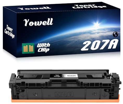 207A Toner Schwarz Mit Chip Kompatible Ersatz für HP 207A W2210A Toner Schwarz für Toner Color Laserjet Pro M283fdw, M282nw, M283cdw,M255dw, M255nw,1* 207A Black