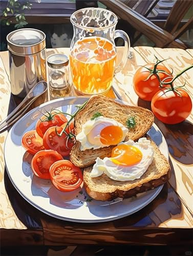 Bordado Punto de Cruz Kit Completo Cocina 11CT Kit de Bordado 40cmX50cm Completo con Hilos, Agujas y Tela - Arte de Bordado para Principiantes y Expertos - Ideal para Decoración del Hogar y Reg