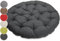 HOUSN Weiß,90 * 90cm, Polster für Papasansessel, rund Durchmesser 120 cm Dicke 15cm | UV - beständig wasserdicht Outdoor/Indoor | Bodenkissen Kissen für Gartenmöbel | Sitzauflage Auflage für Papasan
