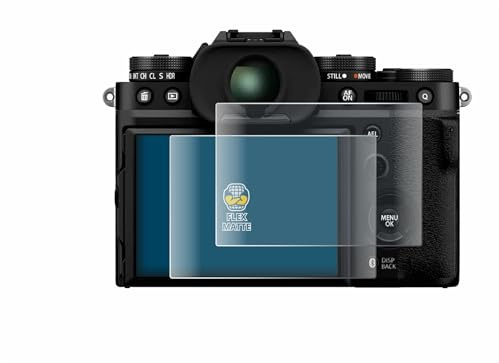 BROTECT Schutzfolie für Fujifilm X-T5 | 2 Stück Entspiegelnder Displayschutz Made in Germany Matte Full-Screen Folie Full-Cover 3D Curved Anti-Reflexion Montage Kit