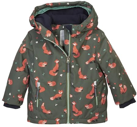 First Instinct By Killtec Unisex Baby Fisw 29 Mns Jckt Skijacke/Funktionsjacke Mit Kapuze Und Schneefang, Moos, 98-104 EU
