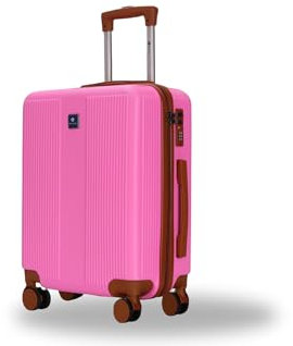 Int'x Koffer Reisekoffer Hartschalenkoffer Rollkoffer Handgepäck XHA253 Größe M Rosa