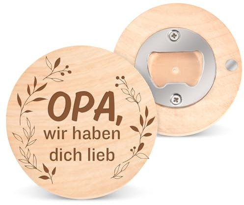 Geschenke Für Opas Runder Flaschenöffner,Bester Opa Geschenk Geburtstag,Geschenk Opas,Oma Und Opa Geschenke