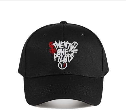 URYRYUI Sportzubehör Twenty One Pilots Baseballkappe - Verstellbarer Unisex Streetwear Hut Funky Casual Sporthut für Männer & Frauen Kappe Bedruckte Baseballkappe