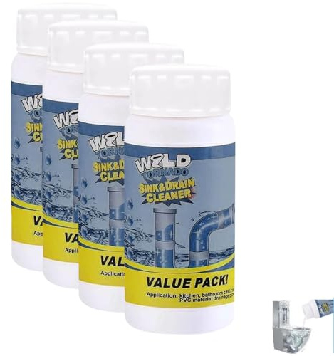 Abflussreiniger, Vollstern Abflussreiniger Schaum Extra Stark, Sink Drain Cleaner, Vollstern Rohrreiniger Extrem Stark, Hochwirksamer Rohrreiniger Mit Aktivschaum, Für Küche, Bad, Toilette Und Balkon