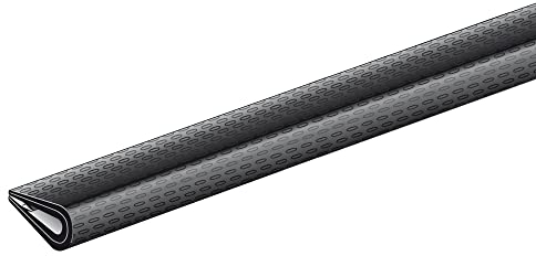 Alberts 426859 Kantenschutzprofil | Weich-PVC, schwarz | 1500 x 10 x 7 mm