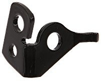 Blinkleuchtenhalter v. rechts (kurz) - f.10 Watt Blinker - schwarz pulverbeschichtet
