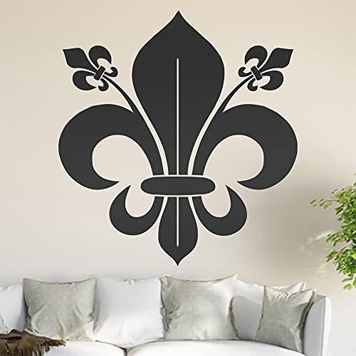 florentiner Lilie Wandtattoo in 6 Größen - Wandaufkleber Wall Sticker - Dekoration, Küche, Wohnzimmer, Schlafzimmer, Badezimmer