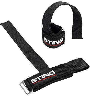 STING Power Pro Bänder für Gewichtheben, Schwarz