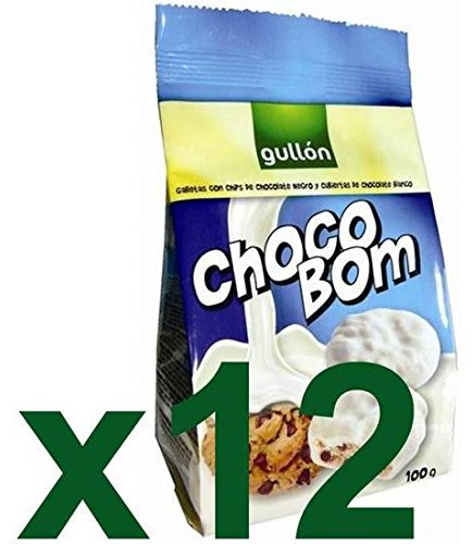 GALLETAS GULLÓN CHOCO BOM BLANCO CAJA 12 x 100 gr