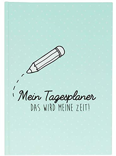 CUPCAKES & KISSES® Terminkalendar I DIN A5 Terminplaner I Tagesplaner ohne festes Datum für 365 Tage I mit To-Do Liste & Notizen I Kalender 2024