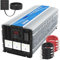 GIANDEL 4000W Heavy Duty Pure Sine Wave Power Inverter DC12V to AC240V Lithium Battery Compatible for Off-Grid Solar Car RV Truck Boat with 30FT Wired Remote Controller, AC hardwire block, LED Display