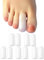Hoogoo Gel Toe Protectors 10 Pack, Silicone Toe Sleeves Covers Caps, Protect Toe from Rubbing, Women and Men Middle Toe